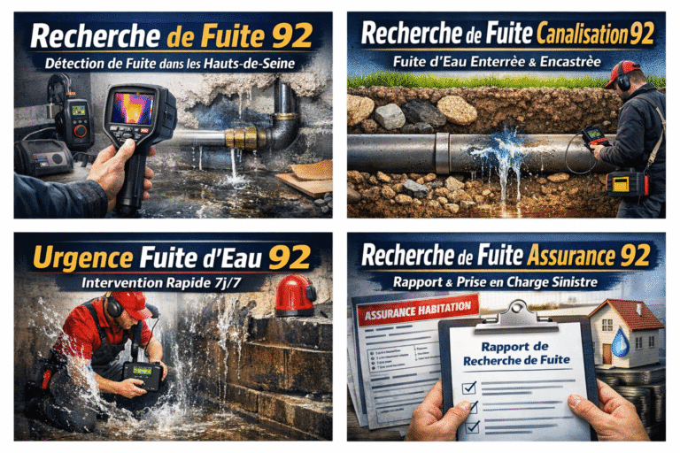 Différentes recherche de fuite